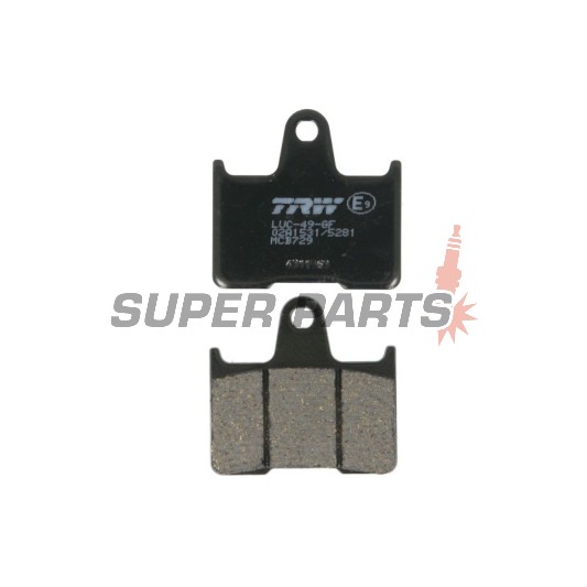 Накладки -TRW- MCB729, Honda CB400 Super Four; Kawasaki ZX-7RR Ninja, ZZR1400; Suzuki Bandit 650, GSX1400, GSX-R 600/750/1000