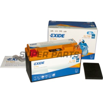 Акумулатор -EXIDE- ELT9B, 42Wh (3Ah), 12V, Lithium-ion