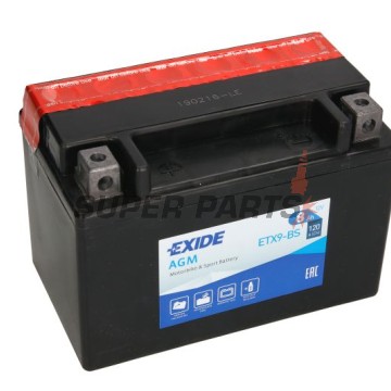 Акумулатор -EXIDE- YTX9-BS, 8Ah 12V