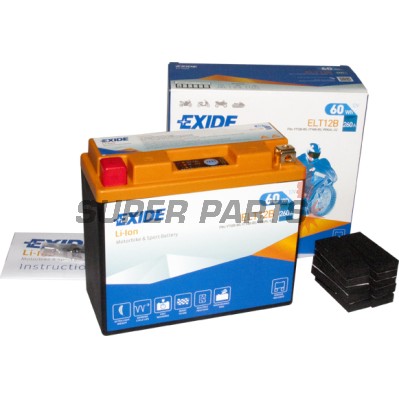 Акумулатор -EXIDE- ELT12B, 60Wh (5Ah), 12V, Lithium-ion