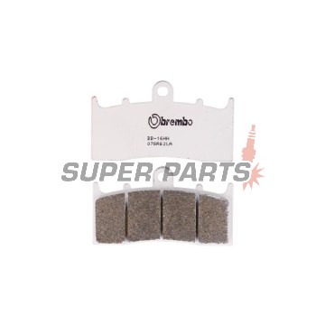 Накладки -BREMBO- 07GR62LA, BMW K 1200LT/1200R/1300R/1300GT, R 850R/1100S/1150R/1200C/1200CL/1200GS/1200RT 2000-2016