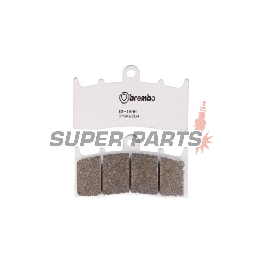 Накладки -BREMBO- 07GR62LA, BMW K 1200LT/1200R/1300R/1300GT, R 850R/1100S/1150R/1200C/1200CL/1200GS/1200RT 2000-2016