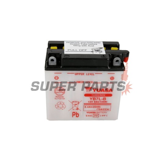 Акумулатор -YUASA- YB7L-B, 8Ah 12V