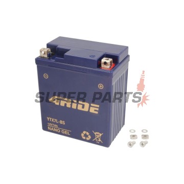 Акумулатор -4 RIDE- YTX7L-BS 4RIDE GEL, 7Ah 12V