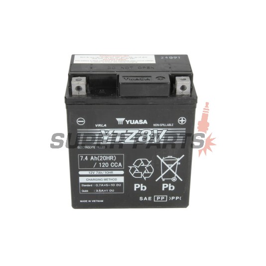 Акумулатор -YUASA- YTZ8V, 7Ah 12V