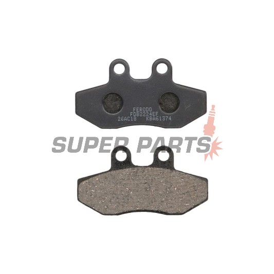 Накладки -FERODO- FDB2224EF, Yamaha NXC Cygnusx125 2004-2006