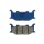 Накладки -BREMBO- 07YA3408, Yamaha FZ6 / MT-03 / SR125 / XJ600 Diversion / XJ6 / XV Virago / XVS Drag Star / YP Majesty 1995-2012