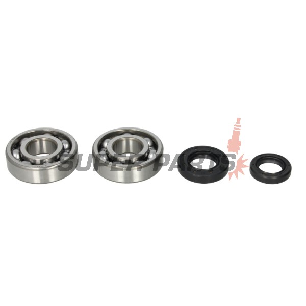 Лагери и семеринги за колянов вал комплект -4 RIDE- Honda CR 80 1985-2002, Honda CR 85 2003-2007