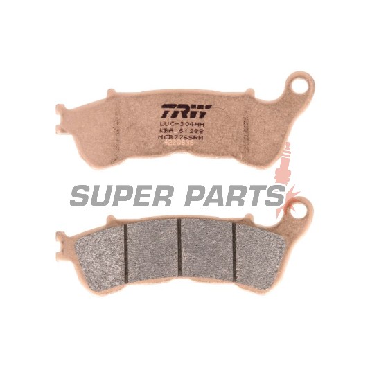 Накладки -TRW- MCB776SRM, синтеровани, Harley-Davidson XL883-1200 Sportster + Honda CB-CBF-CBR / FES-FJS-NSS Forza / NC-NT-SH-ST / VFR-VT-XL + Suzuki Burgman / Sixteen / Boulevard-Intruder 1800 (2004-2018)