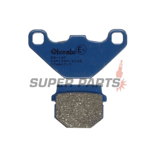 Накладки -BREMBO- 07KA0717, Adly ATV, Aprilia ETX / MX / Pegaso / RX / SX / Tuareg, Beta Alp / M4, Buell Cyclone / Lightning / Thunderbolt, Husqvarna CR / TE / WR, Kawasaki KLE / KLR / KX, MZ Baghira / Mastiff, Peugeot / PGO / Piaggio scooters, Sachs XTC
