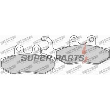Накладки -FERODO- FDB2142EF, Aprilia SR, Sportcity; Derbi Boulevard; Vespa/Piaggio 946, Beverly, Carnaby, Fly, GT, GTS, GTV, Granturismo, Hexagon, Liberty, MP3, Primavera, Skipper, Sprint, Typhoon, X7, X8, X9, X10 (2000-2017)