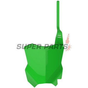Мотокрос маска/табелка за номер -POLISPORT- зелена, KAWASAKI KX 250/450 2017-2023