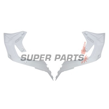 Предни странични пластмаси -POLISPORT- бели, KAWASAKI KX 250/450 2019-2023