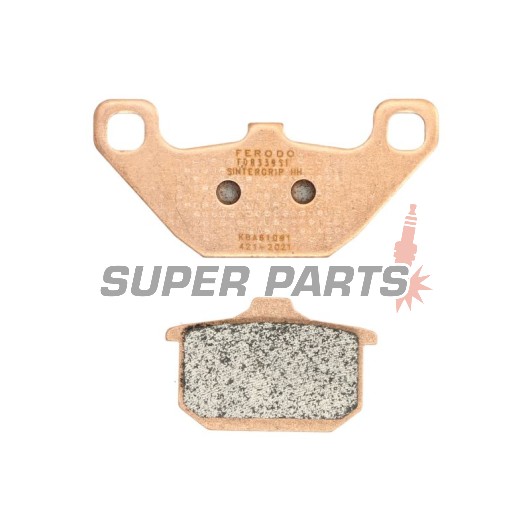 Накладки -FERODO- FDB339ST, Kawasaki EL / ZL Eliminator, EN / VN Vulcan, GPZ Ninja / Uni Trak, GTR, Z / ZX Turbo 250-1500 1983-2000