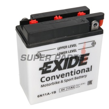 Акумулатор -EXIDE- 6N11A-1B, 11Ah 6V