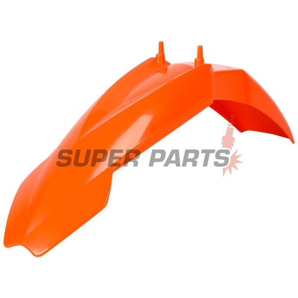 Преден Supermoto калник -POLISPORT- оранжев, KTM SX 65 2002-2008