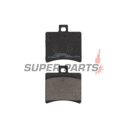 Накладки -FERODO- FDB2090EF, Aprilia Atlantic 125-500, Leonardo 250-300, RS 125, SR 50, Scarabeo 50-500, Sportcity 125-300, Benelli Velvet 125-250, Beta Eikon 50-150, Malaguti F18 125, Madison 125-500, Password 250, Phantom Max 125-200, Spider Max 500, MB