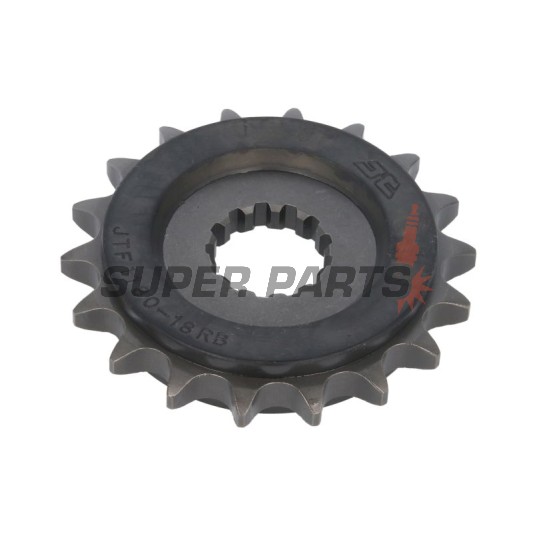 Преден пиньон -JT- JTF1180,18RB, 18 зъба, с гумен демпфер, Triumph Adventurer 900 1996-2001, Daytona 750/1000 1991-1995, Daytona 900/1200 1993-1997, Daytona 955 1997-2006, Legend 900 1998-2001, Speed Triple 1050 2005-2017, 2019