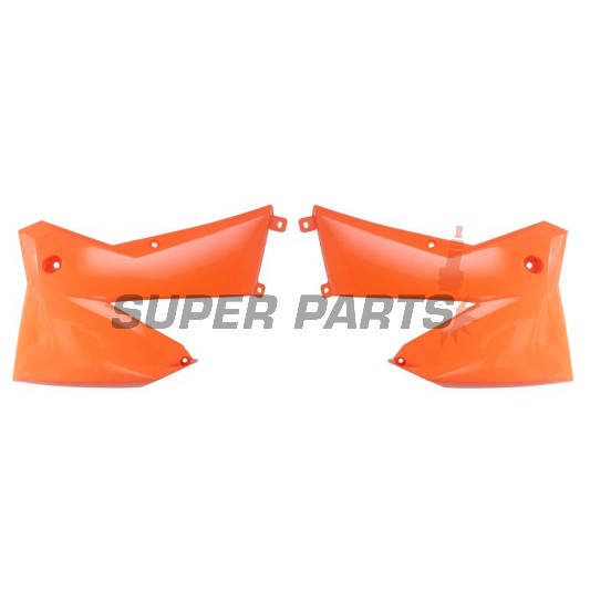 Предни странични пластмаси -POLISPORT- оранжеви, KTM EXC, EXC-F, MXC, SX, SX-F, XC, XC-F 125-525 2005-2007