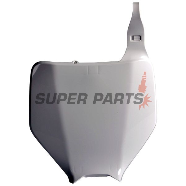 Мотокрос маска/табелка за номер -POLISPORT- бяла, KAWASAKI KX 125/250/450 2003-2008