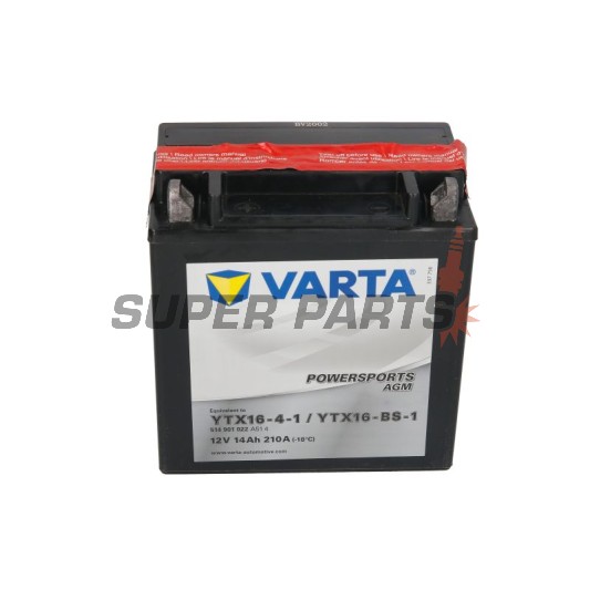 Акумулатор -VARTA- YTX16-BS-1, 14Ah 12V