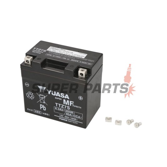 Акумулатор -YUASA- TTZ7S, 6Ah 12V