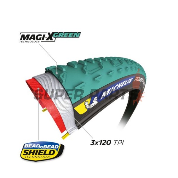 Велосипедна гума -MICHELIN- 700X33C, POWER CYCLOCROSS JET