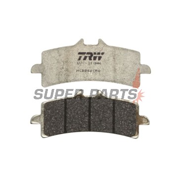 Накладки -TRW- MCB858CRQ, Aprilia RSV4 1000, BMW S1000RR HP4, Ducati Panigale 1199/1299, Kawasaki H2 & ZX-10R, KTM RC8 1190 & Super Duke 1290, MV Agusta F4/F3, Suzuki Hayabusa & GSX-R 1000, Triumph Daytona 675 & Speed Triple 1050