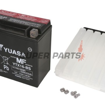 Акумулатор -YUASA- YTX16-BS, 15Ah 12V