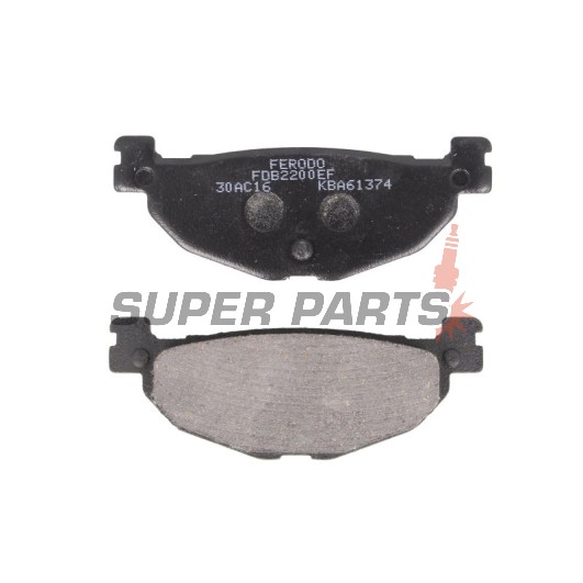 Накладки -FERODO- FDB2200EF, Yamaha YP Majesty 400 2005-2007