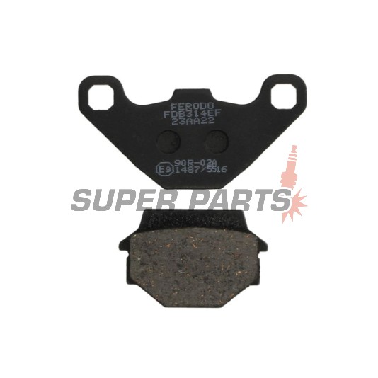 Накладки -FERODO- FDB314EF, Aprilia Tuareg 600, Buell M2 / S1 / S3 1200, Gas Gas Enducross 125, Husqvarna CR / TE / WR 125-510, Kawasaki GPZ / KL Tengai / KLE / KLR / KX / ZR 250-650, Kymco CK1 125, Suzuki GT 80 1981-2015