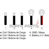 Реле за зареждане -DZE- реле-регулатор, 12V, 35A, Harley-Davidson