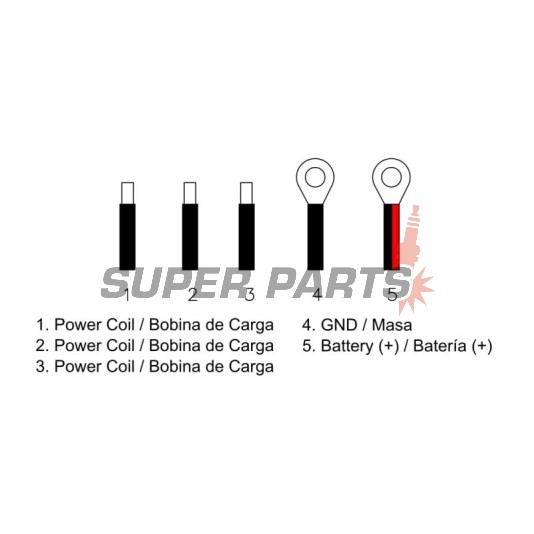 Реле за зареждане -DZE- реле-регулатор, 12V, 35A, Harley-Davidson