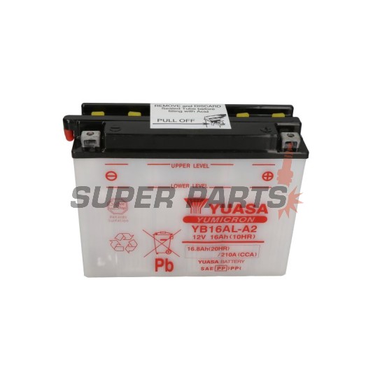 Акумулатор -YUASA- YB16AL-A2, 17Ah 12V
