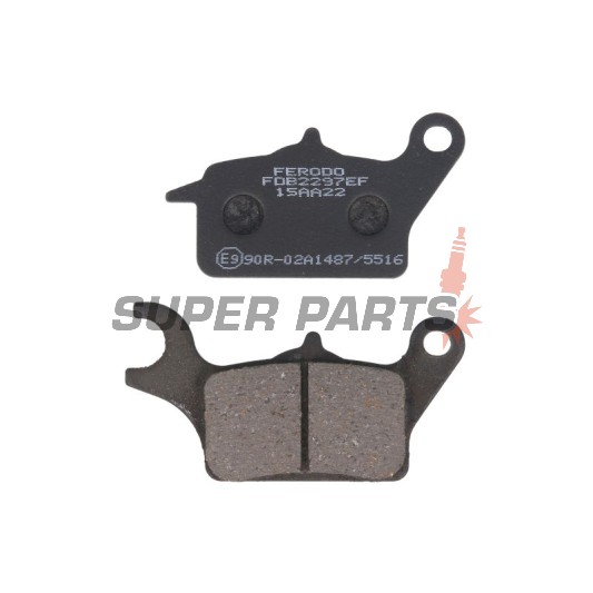 Накладки -FERODO- FDB2297EF, Yamaha MW Tricity 125 2014-2018