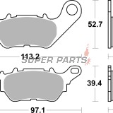 Накладки -BREMBO- 07YA53CC, Yamaha MT-03 320 / 321 / 321 ABS (2015-2022)