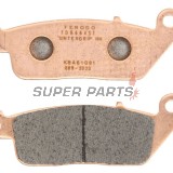 Накладки -FERODO- FDB664ST, Honda CB / CBR 600F / VFR 750F / Silver Wing, Triumph Bonneville / Street Triple / Scrambler, Indian Chief / Chieftain / Roadmaster, Cagiva Navigator, BMW C 600, Yamaha X-Max / Majesty 1990-2019