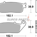 Накладки -BREMBO- 07HO41SA, Aprilia MX 125, Pegaso 650, RSV 1000 | Cagiva Elefant 750, Navigator 1000 | Ducati Monster 696, Multistrada 620 | Honda CBR 600, CB 1000, CBF 500 | Yamaha MT-07 700, YZF 600, XJR 1300 | KTM EXC 250, SX 125 | Suzuki GSF 1200, GS