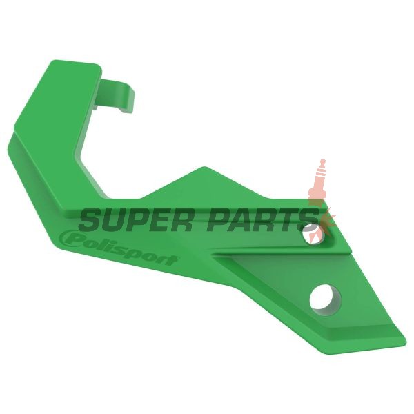 Протектор долна част преден амортисьор -POLISPORT- зелен, KAWASAKI KX 250/450 2013-2020
