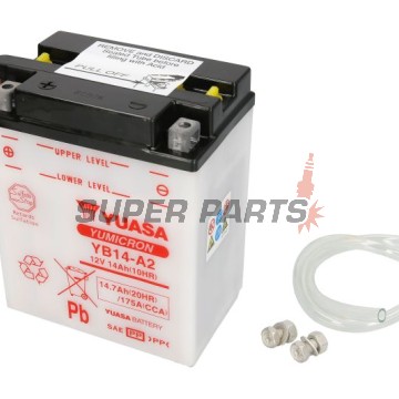 Акумулатор -YUASA- YB14-A2, 15Ah 12V