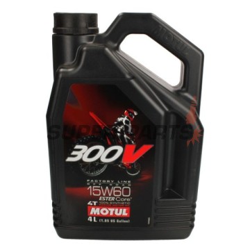 Двигателно масло -MOTUL- 15W60, пълна синтетика + естер, 4L