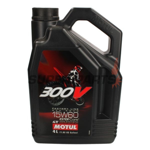 Двигателно масло -MOTUL- 15W60, пълна синтетика + естер, 4L