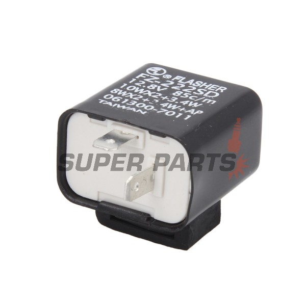Реле за мигачи -VICMA- 2 пина, 10W, HONDA MTX, NS; PIAGGIO/VESPA ET2, ET4, FREE, HEXAGON, NRG MC2, NTT, QUARTZ 1, QUARTZ 2, SFERA, SKIPPER, VELOFAX, ZIP, ZIP 1 50-250 1975-2010