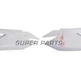 Задни странични пластмаси -POLISPORT- бели, SUZUKI RM-Z 250 2019-2023