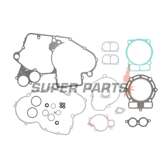 Пълен комплект гарнитури за двигател -WINDEROSA- KTM EXC 400 2000-2006, KTM EXC 450 2003-2007, KTM MXC 400 2001-2002, KTM MXC 450 2005, KTM SX 400 1998-2002, KTM XC-W 400 2007, KTM XC-W 450 2007
