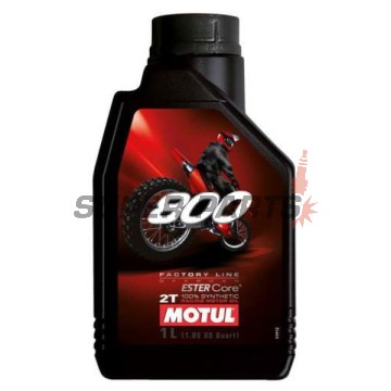 2-тактово масло -MOTUL- 800, 2T, пълна синтетика + естер, офроуд, състезателно, 1L