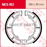 Накладки (челюст) -TRW- MCS853, 160x30mm, Kawasaki EL Eliminator, ER/EX Ninja 500, GPZ, KLF Bayou, W650/W800, Z/ZL/ZR series (1978-2017)
