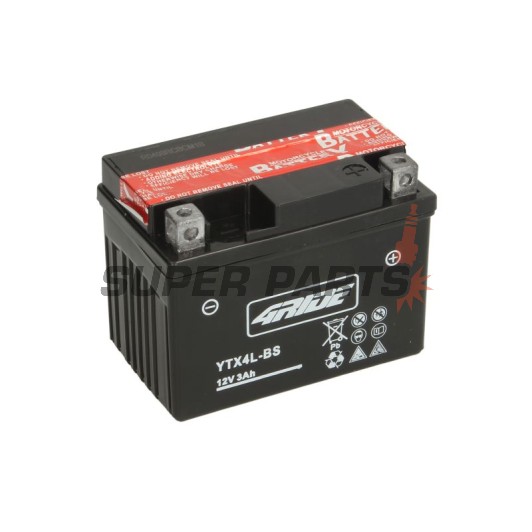 Акумулатор -4 RIDE- YTX4L-BS 4RIDE, 3.6Ah 12V