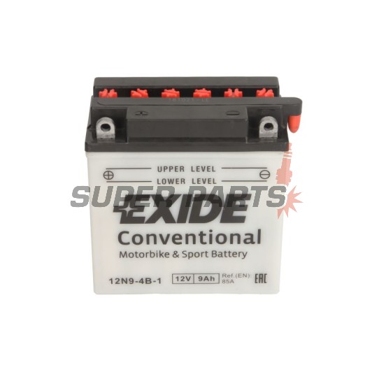 Акумулатор -EXIDE- 12N9-4B-1, 9Ah 12V