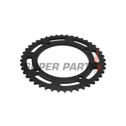 Заден пиньон -JT- JTR1466,44, 44 зъба, стоманен, Kawasaki D-Tracker 125 2010, KLX 125 2010-2015, KX 65 2000-2002, 2010-2012, 2014, 2017-2018, Suzuki RM 65 2003-2005